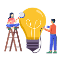 Business ideation illustration svg download png 9909994 1