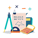 Pngtree cartoon math illustration school supplies computer png image 3609099 1