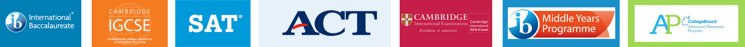 IB tutoring and education logos